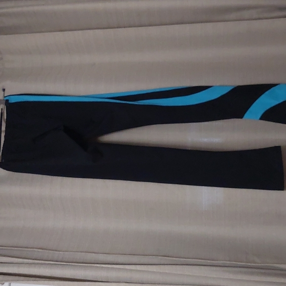 Girls leggings blue ans black size S - Picture 3 of 4